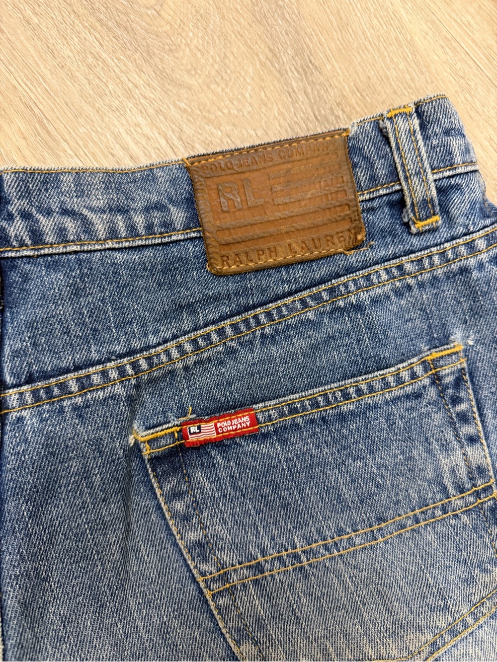 Ralph Lauren Polo Jeans Saturday Denim Shorts Women’s Size 6 0509 - Picture 3 of 4